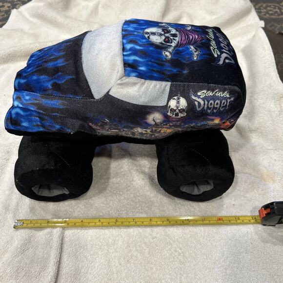 Son-Uva Grave Digger Plush Pillow Buddy Stuffed Toy Monster Jam Truck - Picture 1 of 3